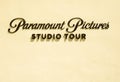 Paramount Pictures sign at Melrose Gate Hollywood on the 14th August, 2017 - Los Angeles, LA, California, CA Royalty Free Stock Photo