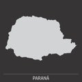 Parana State map icon