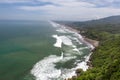 Parangtritis beach at Java in.