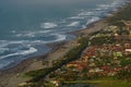 Parangtritis beach, land meets ocean view from Paralayang hill