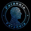 Paranoia, Psychology Concept Royalty Free Stock Photo