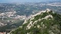 Castle of the Moors, Sintra, Lisbon, Portugal Royalty Free Stock Photo