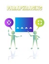 paraphrasing Royalty Free Stock Photo