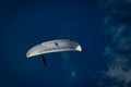 A paraplan in a blue sky Royalty Free Stock Photo