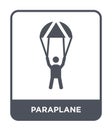 paraplane icon in trendy design style. paraplane icon isolated on white background. paraplane vector icon simple and modern flat Royalty Free Stock Photo