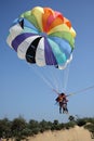 Parasail Landing Royalty Free Stock Photo