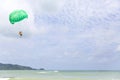 Parasail on Patong beach in Phuket, Thailand Royalty Free Stock Photo