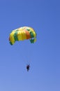 Parasailing in the sky Royalty Free Stock Photo