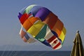 Parasailing chute ready for lift off Royalty Free Stock Photo