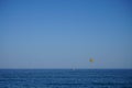 Parasailing in the Mediterranean. Kolympia, Rhodes, Greece