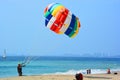 Parasailing is one of the most thrilling and popular beach activities