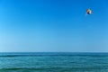 parasailing over the seasea, sky, activity, blue, parachute, peo