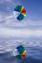 Parasailing parachute.