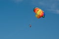 Parascending in Alcudia Royalty Free Stock Photo