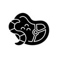 Parasites black glyph icon