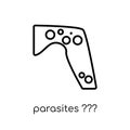 Parasites ??? Scabies icon. Trendy modern flat linear vector Par