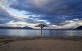 Parasol at Ag. Marina beach