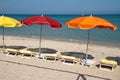 Parasols and Beach in St. Tropez