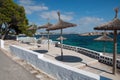 Parasols in Illetas Majorca