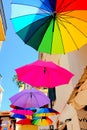 Parasols, Skiathos, Greece.