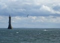 Parasurfing on Carlingford Lough. Royalty Free Stock Photo