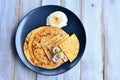 Paratha flatbread Royalty Free Stock Photo