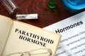 Parathyroid hormone (PTH) Royalty Free Stock Photo