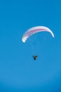 Paratrooper jumper in the air Royalty Free Stock Photo