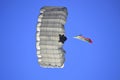 Paratrooper waving Bulgarian Flag