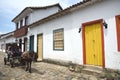 Paraty, Brazil on the coast of Brazil, has very colorful Colonial Architecture