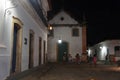 Paraty, Brazil, night-time