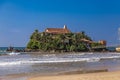 Paravi Duwa Temple in Matara, Sri Lanka Royalty Free Stock Photo