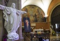 Paray Le Monial, France - September 13, 2016: Inside the chapel