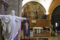 Paray Le Monial, France - September 13, 2016: Inside the chapel