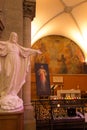 Paray Le Monial, France - September 13, 2016: Inside the chapel