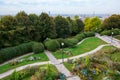 Parc de Belleville in Paris Royalty Free Stock Photo