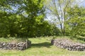 Parc de Pedra Tosca,Park Pumice stone,project by RCR Arquitectes,volcanic area La Garrotxa.Les Preses,Catalonia,Spain.