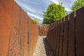 Parc de Pedra Tosca,Park Pumice stone,project by RCR Arquitectes,volcanic area La Garrotxa.Les Preses,Catalonia,Spain.