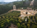 Parc del Laberint d`Horta in Barcelona, Spain. The gardens hosted receptions to the Spanish sovereigns on three occasions since