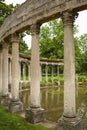 Parc Monceau columns in the city of Paris Royalty Free Stock Photo