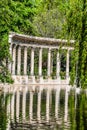 Parc monceau columns paris city France Royalty Free Stock Photo