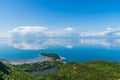 Parc national du bic from Pic-Champlain lookout (Canada, Quebec) Royalty Free Stock Photo