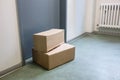 Parcel Boxes Delivered Outside Door