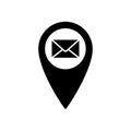 Parcel icon vector. delivery illustration sign. mail. Post symbol. Mail logo. Royalty Free Stock Photo