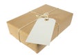 Parcel And Label Royalty Free Stock Photo
