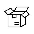 Parcel packing icon Royalty Free Stock Photo