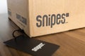 Parcel With the Snipes Logo on it