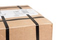 Parcel with strapping Royalty Free Stock Photo