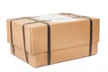 Parcel with strapping Royalty Free Stock Photo