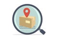 Parcel tracking service Royalty Free Stock Photo